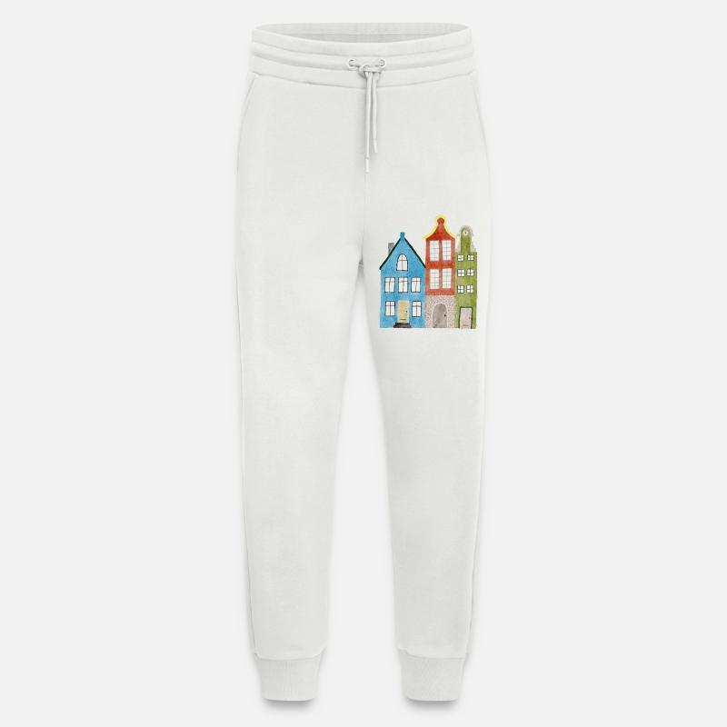 Häuser - Jogginghose - made by SPREAD - OFF WHITE