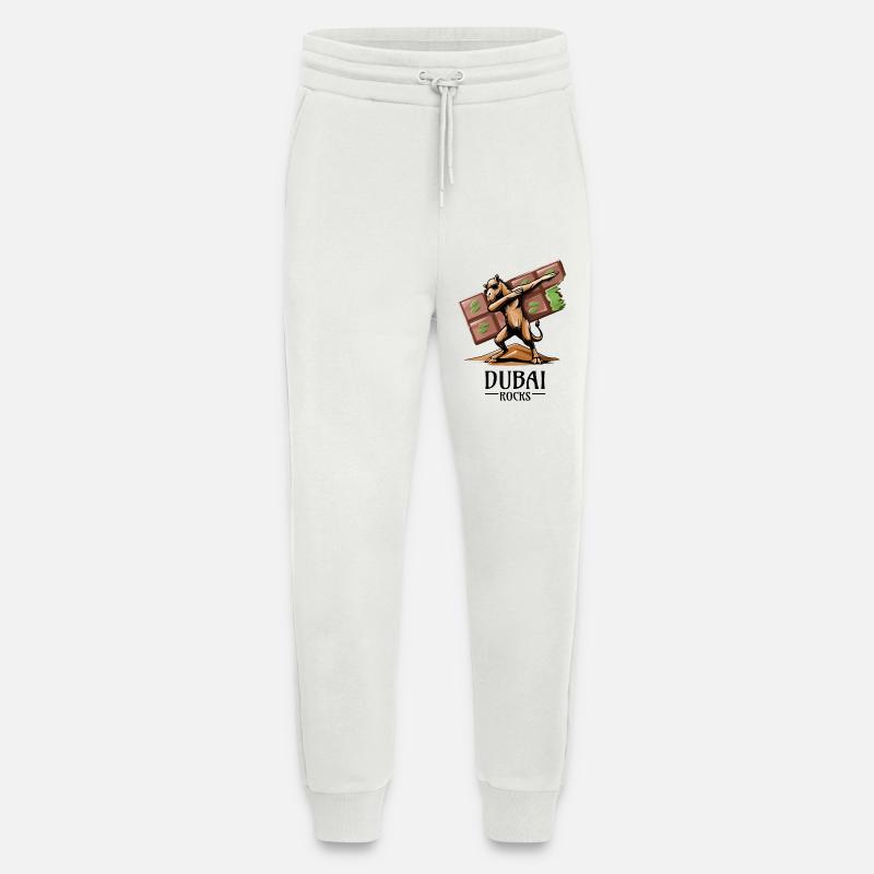 Dabbing Dromedar und Dubai-Vibes - Jogginghose - made by SPREAD - OFF WHITE