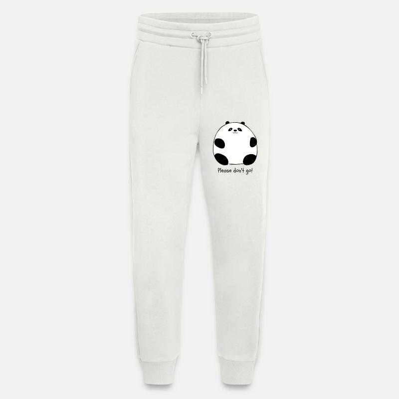 Please Don't Go – Big Panda - Jogging Pants - made by SPREAD - OFF WHITE