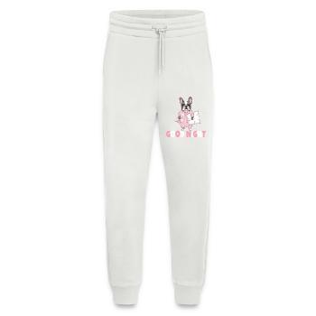 Niedliche Gute Nacht Französische Bulldogge - Jogginghose - made by SPREAD - OFF WHITE - Vorne