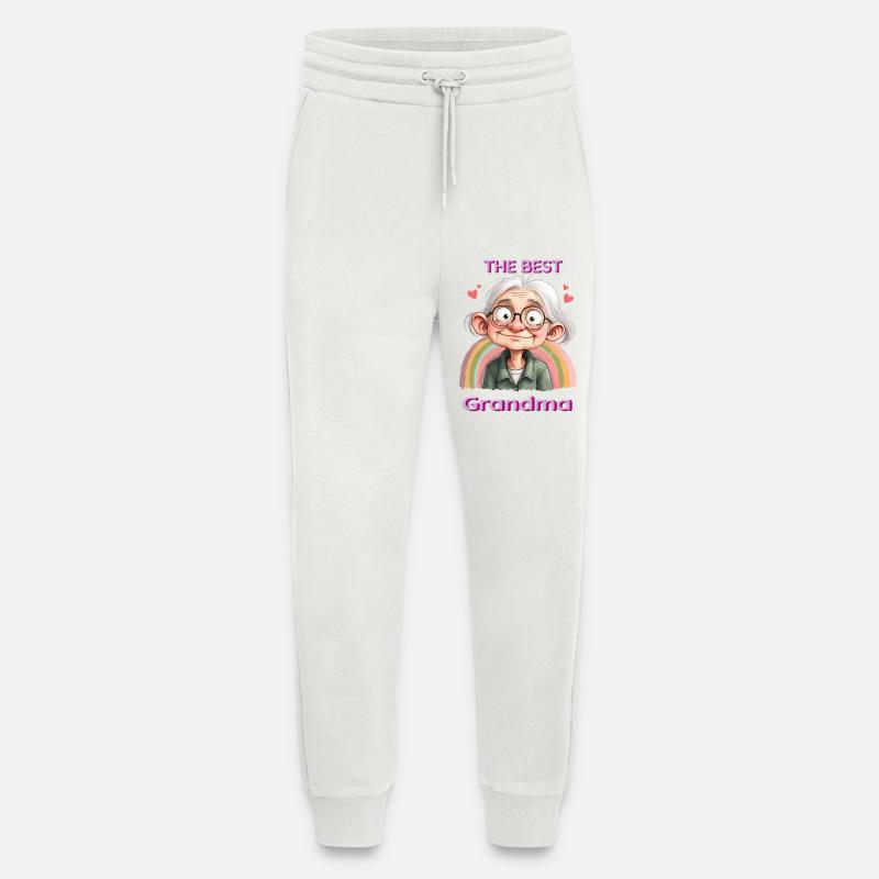 Die beste Großmutter - Jogginghose - made by SPREAD - OFF WHITE