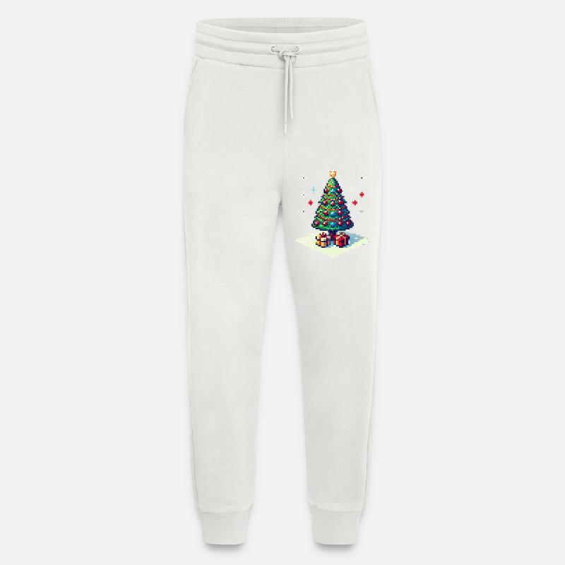 8 Bit Weihnachtsbaum - Jogginghose - made by SPREAD - OFF WHITE
