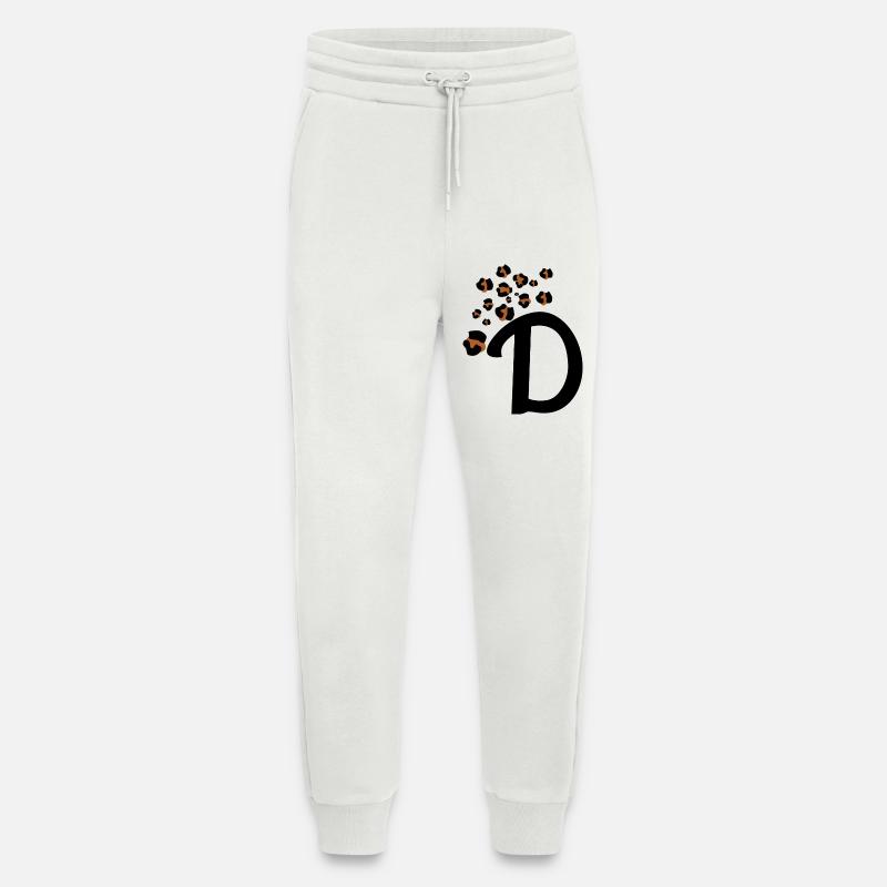 Buchstabe d Leopardenmuster - Jogginghose - made by SPREAD - OFF WHITE