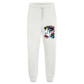 Frauen Girl Power Design Kunst Weiblicher Feminismus Symbol - Jogginghose - made by SPREAD - OFF WHITE - Vorne