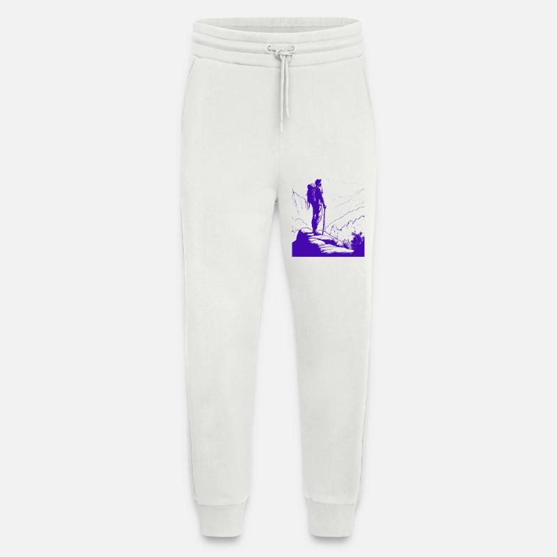 Wanderer, Wander, Berge - Jogginghose - made by SPREAD - OFF WHITE