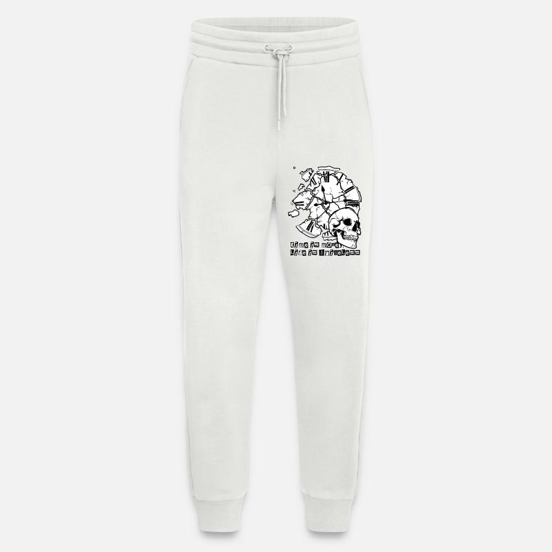 Zeit // Leben // Illustration - Jogginghose - made by SPREAD - OFF WHITE