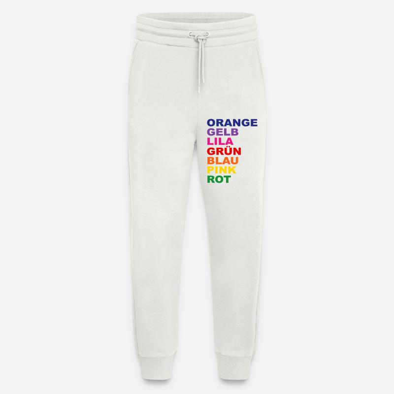 Regenbogen T-Shirt - Jogginghose - made by SPREAD - OFF WHITE