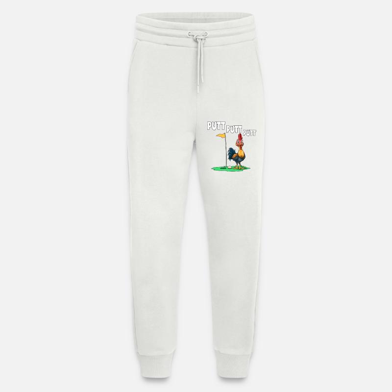 Putt Putt Putt Hühner Golf - Jogginghose - made by SPREAD - OFF WHITE