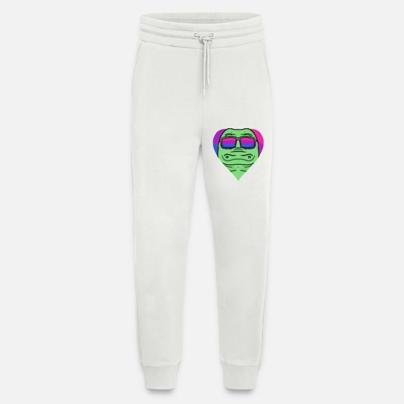Bisexuell Krokodil Geschenk - Jogginghose - made by SPREAD - OFF WHITE