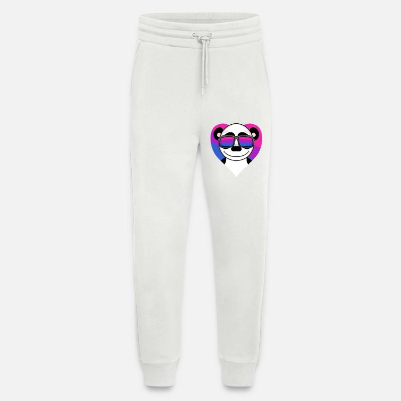Bisexuell Panda Geschenk - Jogginghose - made by SPREAD - OFF WHITE