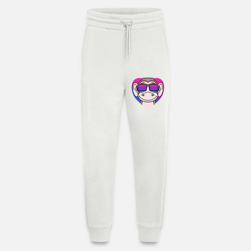 Bisexuell Affe Geschenk - Jogginghose - made by SPREAD - OFF WHITE