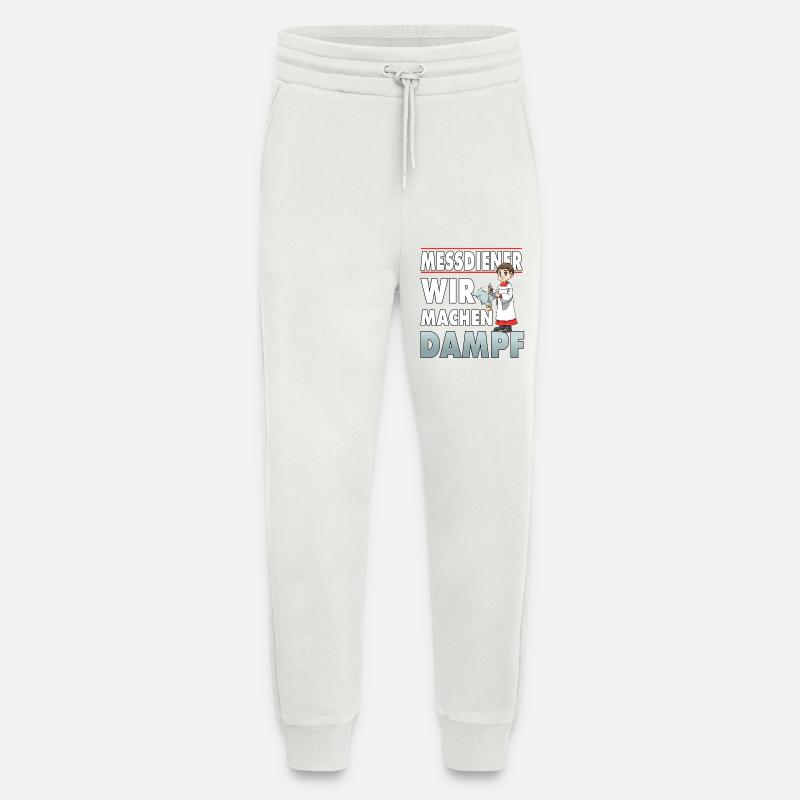 Messdiener Wir machen Dampf - Jogginghose - made by SPREAD - OFF WHITE