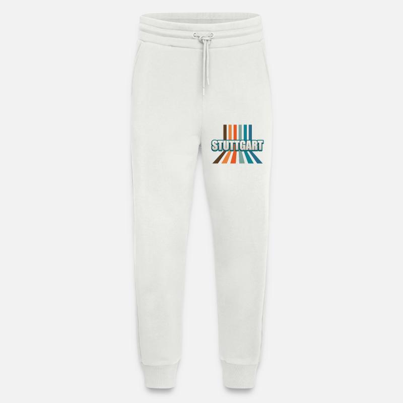Stuttgarterin Stuttgarterer Stuttgarter - Jogging Pants - made by SPREAD  - OFF WHITE