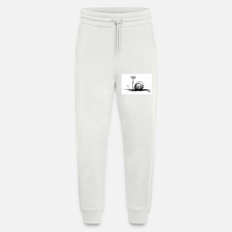 Funny Cute Pencil Snail - Jogging Pants - made by SPREAD  - OFF WHITE