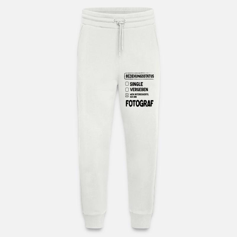 Fotograf Beziehungsstatus - Jogginghose - made by SPREAD - OFF WHITE
