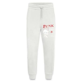 Punks Not Dead, Punk Since 1985, 39 Years Old and - Jogging Pants - made by SPREAD  - OFF WHITE - Front