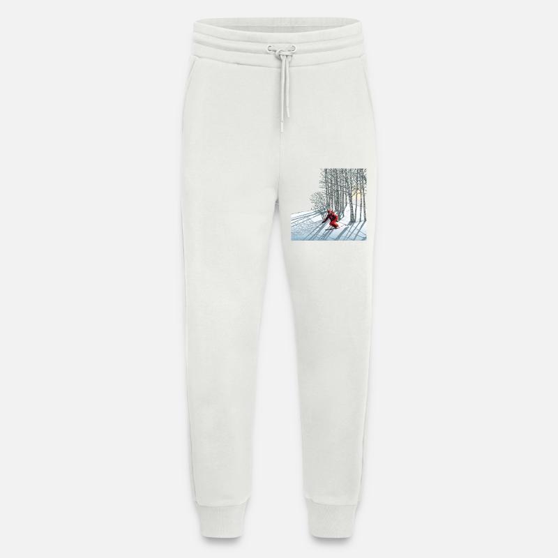 Nachtskifahren Night Skiing - Jogging Pants - made by SPREAD  - OFF WHITE