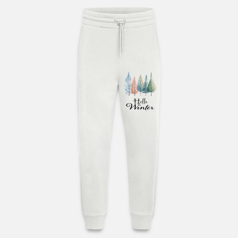 Hello Winter - Jogginghose - made by SPREAD - OFF WHITE