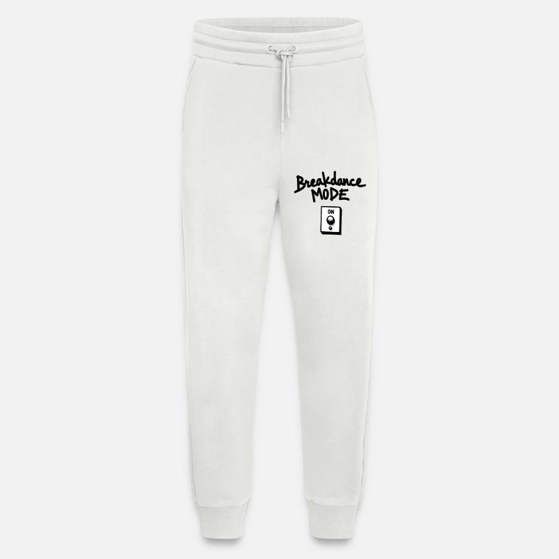 Breakdance Mode On Breakdance Breakdancing - Jogging Pants - made by SPREAD  - OFF WHITE