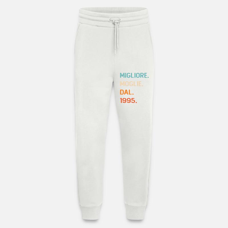 Ehefrau seit 1995 - Jogginghose - made by SPREAD - OFF WHITE