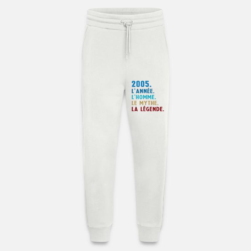 2005 Year Man Myth Legend - Jogging Pants - made by SPREAD  - OFF WHITE