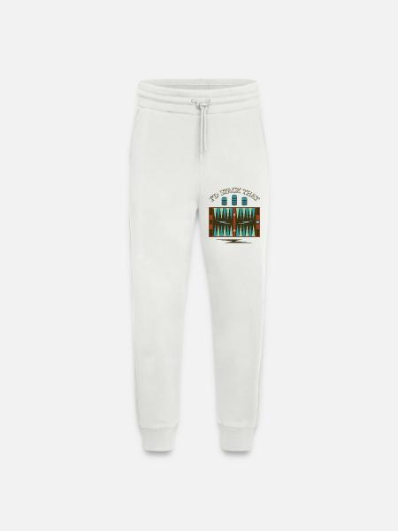 Backgammon Spiel - Jogginghose - made by SPREAD - OFF WHITE
