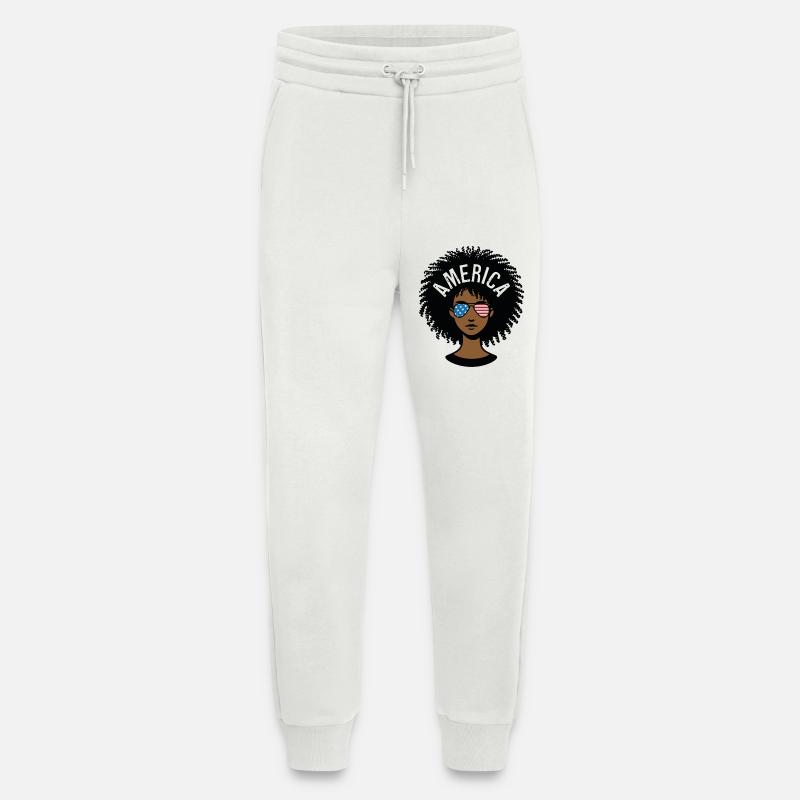 Amerika Afro - Jogginghose - made by SPREAD - OFF WHITE