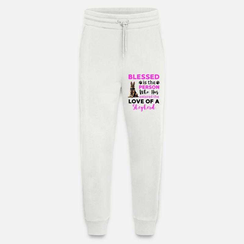 Funny German Shepherd Saying - Jogging Pants - made by SPREAD - OFF WHITE