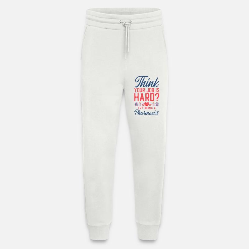 Pharmacy Tech Technician - Jogging Pants - made by SPREAD  - OFF WHITE