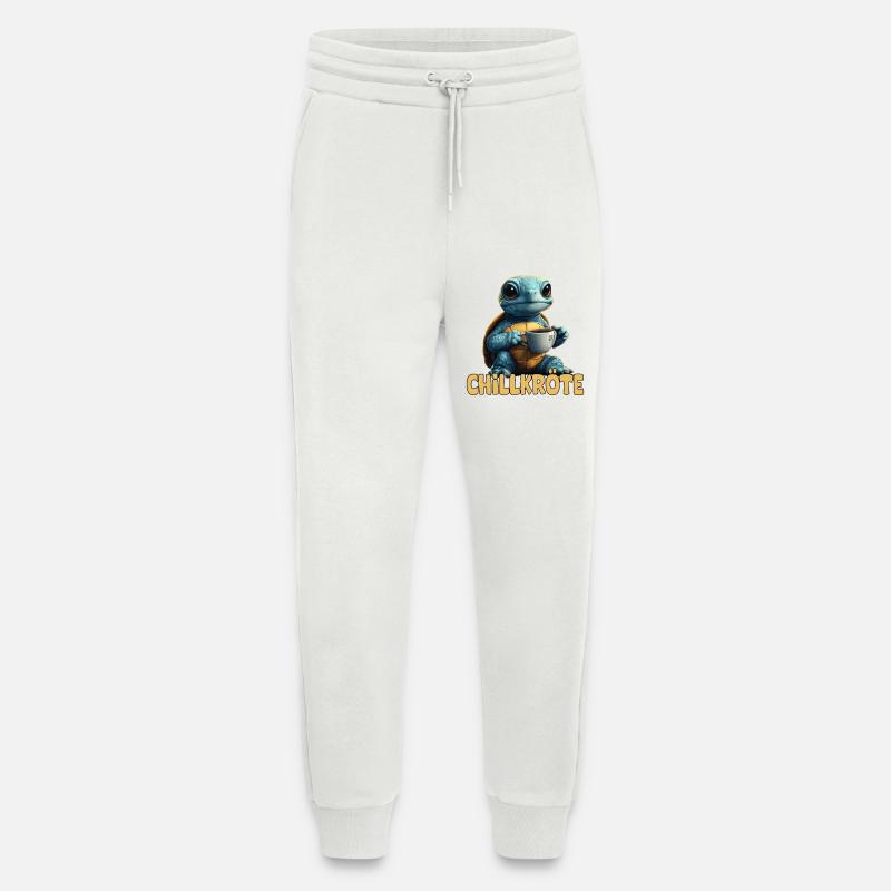 Chill Toad Pun Turtle - Jogging Pants - made by SPREAD  - OFF WHITE