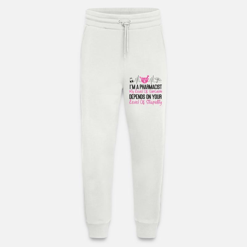 Pharmacy Tech Technician - Jogging Pants - made by SPREAD  - OFF WHITE