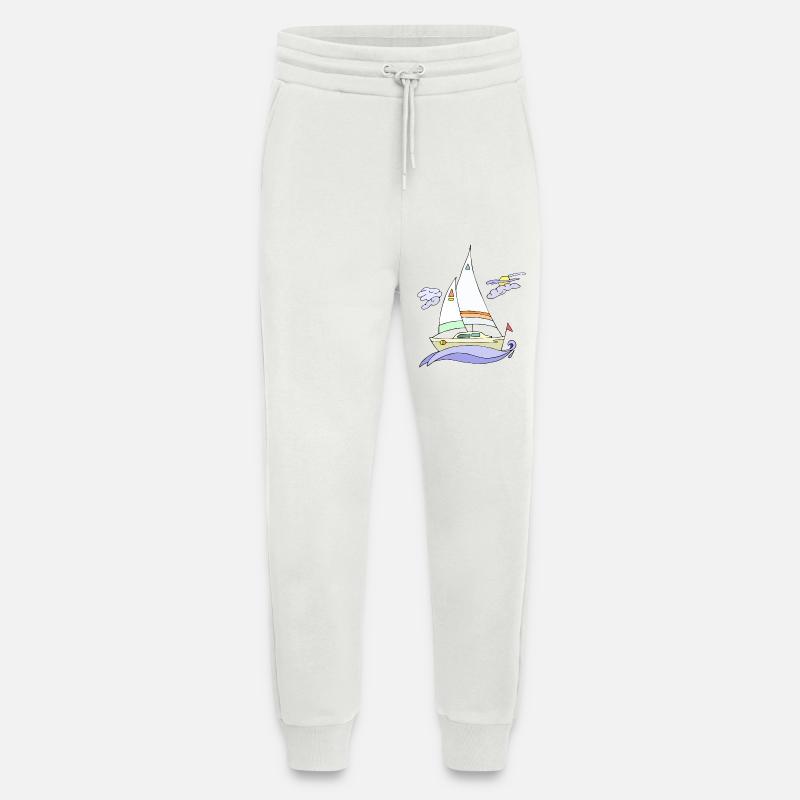 Segelboot - Jogginghose - made by SPREAD - OFF WHITE