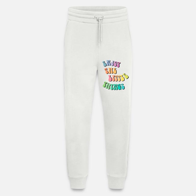 Enjoy little things - Geschenkidee - Geschenk - Jogginghose - made by SPREAD - OFF WHITE