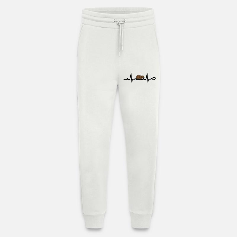 Biber EKG - Jogginghose - made by SPREAD - OFF WHITE