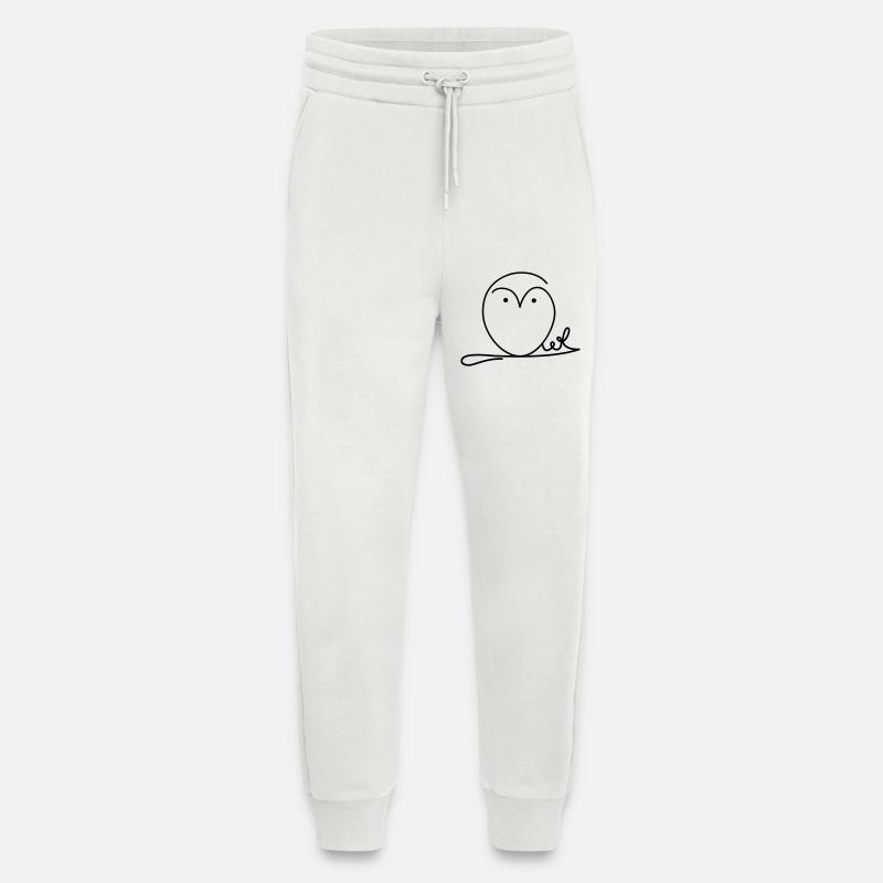 Eule Signatur - Jogginghose - made by SPREAD - OFF WHITE
