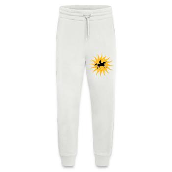 Sonne mit Einhorn - Jogginghose - made by SPREAD - OFF WHITE - Vorne