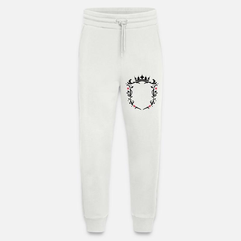 Snowboarder Silhouette - Jogginghose - made by SPREAD - OFF WHITE