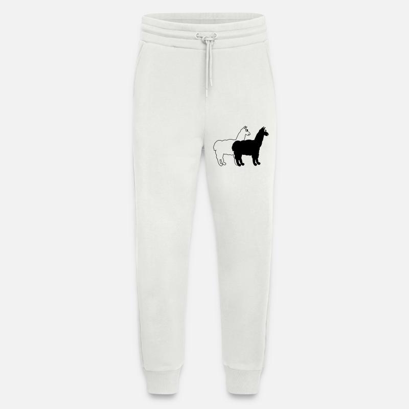 witzige Alpakas  - Jogginghose - made by SPREAD - OFF WHITE