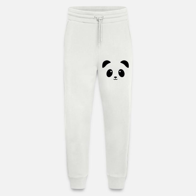 Panda Gesicht - Jogginghose - made by SPREAD - OFF WHITE