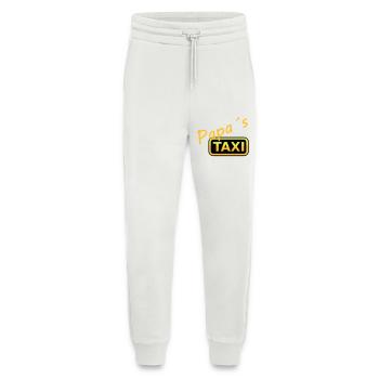 Humorvolles Papas Taxi Schild - Jogginghose - made by SPREAD - OFF WHITE - Vorne
