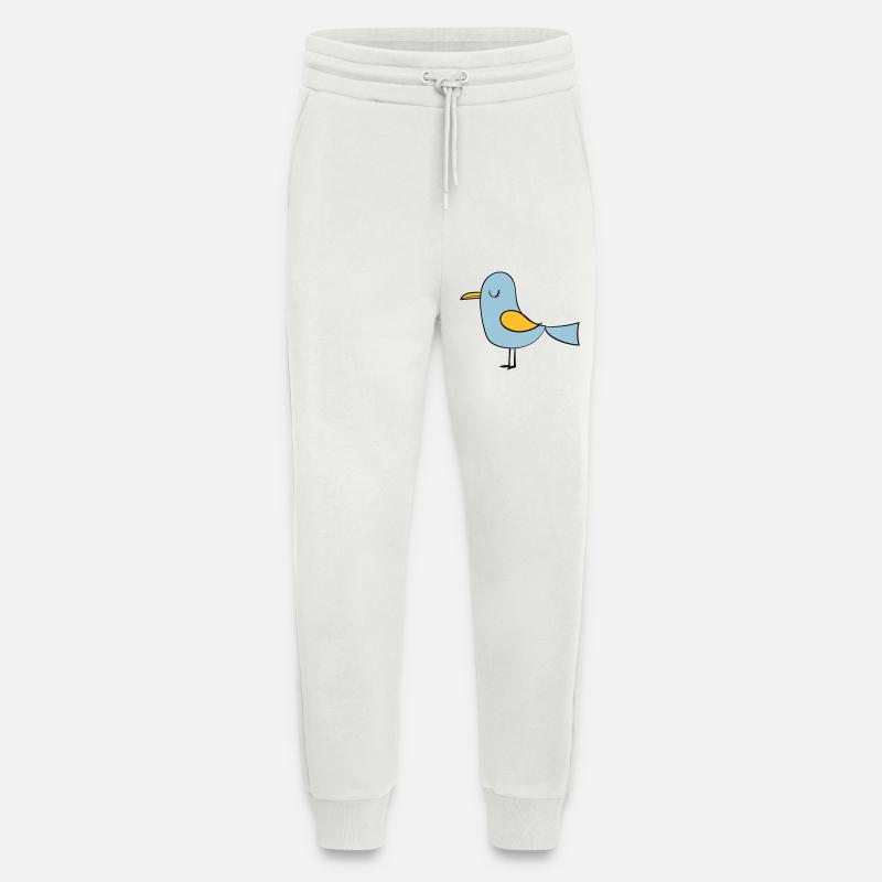 bird - Jogging Pants - made by SPREAD  - OFF WHITE