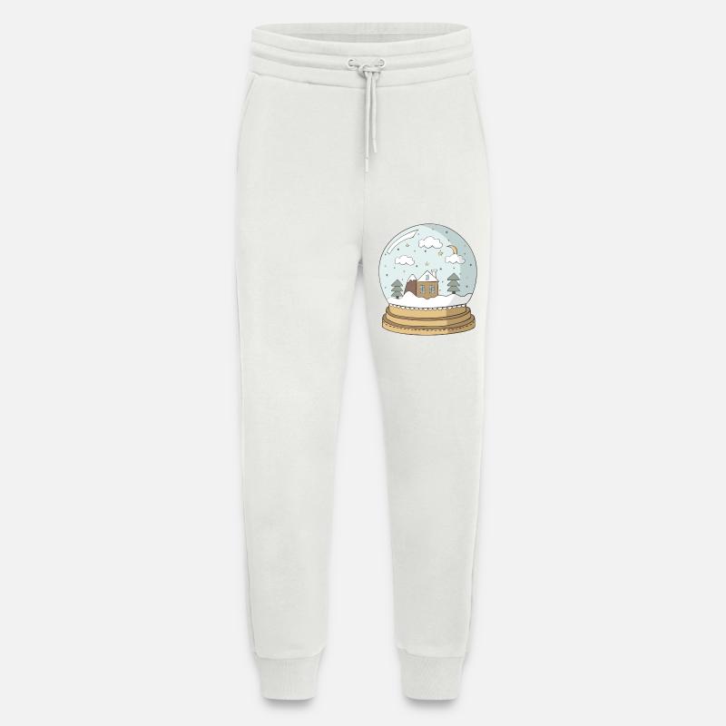 Schneekugel - Jogginghose - made by SPREAD - OFF WHITE