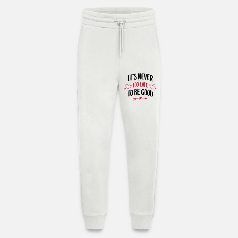 funny saying - Jogging Pants - made by SPREAD - OFF WHITE