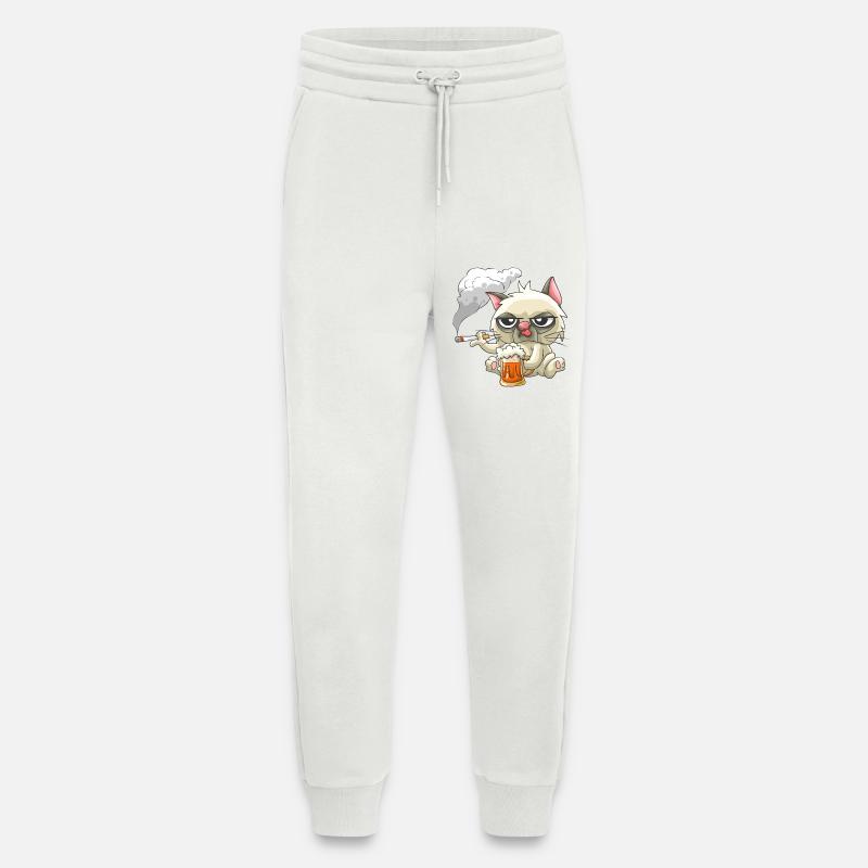 Bad Cat - Jogginghose - made by SPREAD - OFF WHITE