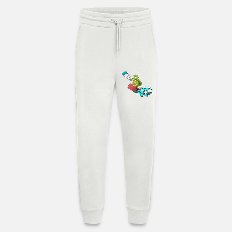 Kitesurfer Schildkröte - Jogginghose - made by SPREAD - OFF WHITE