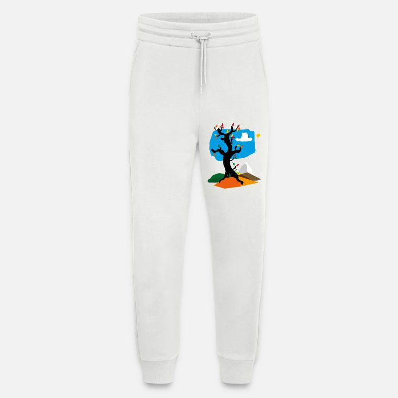 Baum im Herbst - Jogginghose - made by SPREAD - OFF WHITE