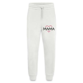 Mama Herz Geschenk Muttertag Geburtstag - Jogginghose - made by SPREAD - OFF WHITE - Vorne