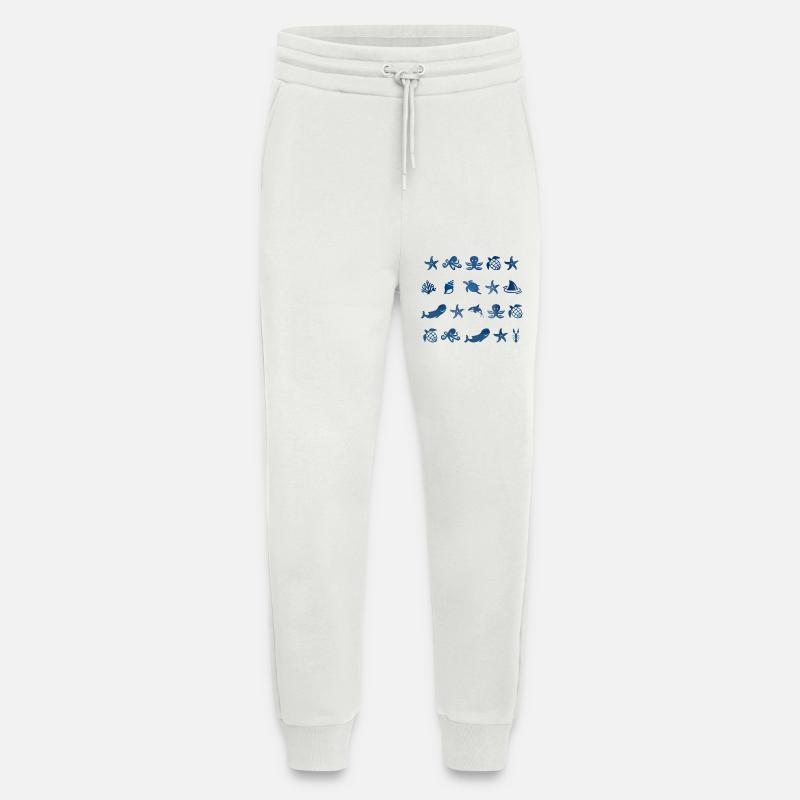 Seezeichen Meerestiere - Jogginghose - made by SPREAD - OFF WHITE