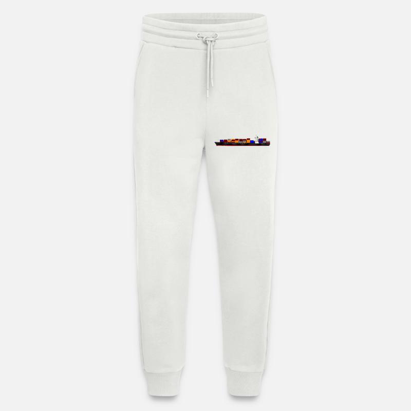 Container Ship - Jogging Pants - made by SPREAD  - OFF WHITE