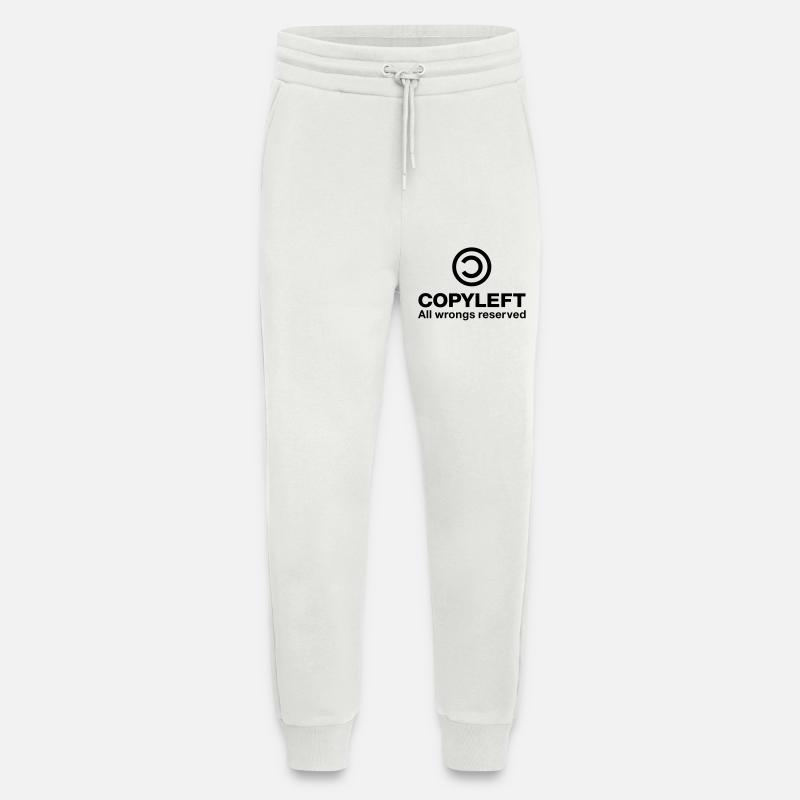 Copyleft Alle Unrecht vorbehalten - Jogginghose - made by SPREAD - OFF WHITE